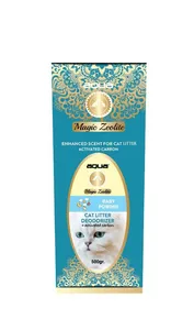 AQUA Magic Zeolite BABY POWDER - granulovaný dezodorant pre mačacie WC, 500 g